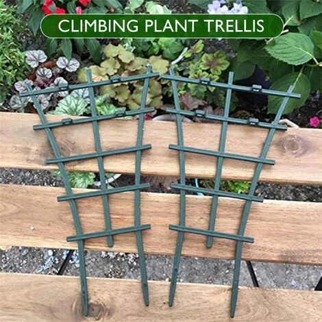 TANCYCO Supports Pour Plantes Grimpantes, Treillis De Jardin, Poteaux De Jardin, Support De Tige De Plante En Plastique Superposé, Outils De Cour Bricolage, 3 Paquets 4 TANCYCO Supports Pour Plantes Grimpantes, Treillis De Jardin, Poteaux De Jardin, Support De Tige De Plante En Plastique Superposé, Outils De Cour Bricolage, 3 Paquets – Image 2