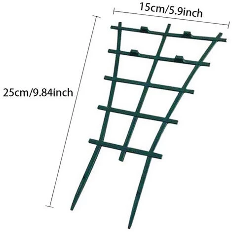 TANCYCO Supports Pour Plantes Grimpantes, Treillis De Jardin, Poteaux De Jardin, Support De Tige De Plante En Plastique Superposé, Outils De Cour Bricolage, 3 Paquets 6 TANCYCO Supports Pour Plantes Grimpantes, Treillis De Jardin, Poteaux De Jardin, Support De Tige De Plante En Plastique Superposé, Outils De Cour Bricolage, 3 Paquets – Image 4