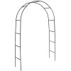 TANCYCO Supports De Plantes Grimpantes, Arche De Rose, Support De Plantes De Treillis De Jardin Pour La Décoration De Fête De Cérémonie De Mariage De Jardin En Plein Air, Métal Robuste, 2.4*1.4*0.38m, Noir -Accessoire de culture Soldes Boutique 55764209 1