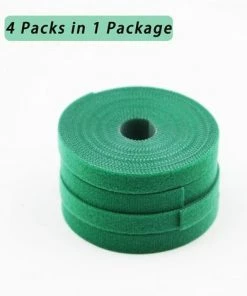 ROSIER Bande De Fixation Pour Plantes,Cravates De Jardin,Lien De Plante Réutilisable,Lien Auto-agrippant,Cravates De Plante Douces Supports De Plante,Cravate De Tomate,Cravate De Raisin,Longueur 5m X 4pcs,VEBTles -Accessoire de culture Soldes Boutique 55956119 3