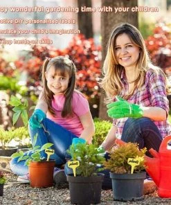 STARLIGHT 100Pcs Étiquettes De Plantes Durables, T-Type Étiquettes Plantes Étiquettes De Jardin Imperméable, Plastique Garden Etiquettes Signes Pour Fleur Légumes Graine Jardin Pépinière 6 X 10cm (Jaune),SL.GT -Accessoire de culture Soldes Boutique 56091900 4