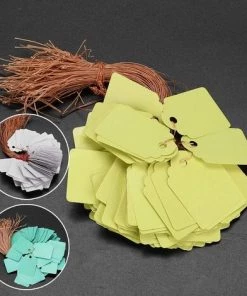 STARLIGHT Lot De 300 étiquettes Réutilisables En PVC Pour Plantes De Jardin - Étiquettes à Suspendre - Marqueurs De Fleurs - Taille : 3, 6 X 2, 5 Cm,SL.GT -Accessoire de culture Soldes Boutique 56091914 3