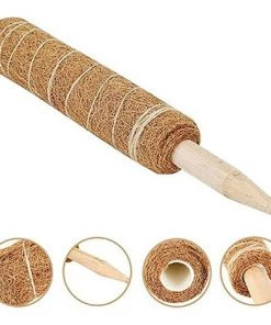 IRISFR 2 Pièces Tuteur Plante,Tuteur Coco, Poteau De Coco, Bâton De Coco Pour La Maison Jardin Plante Grimpantes Extension De Support De Plante，Lilaris -Accessoire de culture Soldes Boutique 56494190 5