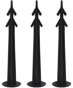 IRISFR Piquets De Fixation Pour Bache - Pour Toison De Mauvaises Herbes [50 Pièces] - Extrêmement Stable - Ancrage De Sol En Plastique Incassable，Lilaris