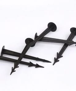 IRISFR Piquets De Fixation Pour Bache - Pour Toison De Mauvaises Herbes [50 Pièces] - Extrêmement Stable - Ancrage De Sol En Plastique Incassable，Lilaris -Accessoire de culture Soldes Boutique 56532481 5
