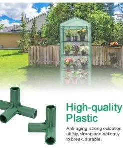 BENOBBY KIDS 8 Connecteurs De Cadre De Serre à 3 Voies Et 4 Raccords En PVC à 4 Voies Pour Construire Des Connecteurs De Meubles De Cadre De Serre à Usage Intensif Adaptés Aux Supports De Fleurs Et Aux Cadres De Serre, Etc., 16 Mm -Accessoire de culture Soldes Boutique 56861999 3