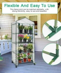 BENOBBY KIDS 8 Connecteurs De Cadre De Serre à 3 Voies Et 4 Raccords En PVC à 4 Voies Pour Construire Des Connecteurs De Meubles De Cadre De Serre à Usage Intensif Adaptés Aux Supports De Fleurs Et Aux Cadres De Serre, Etc., 16 Mm -Accessoire de culture Soldes Boutique 56861999 5