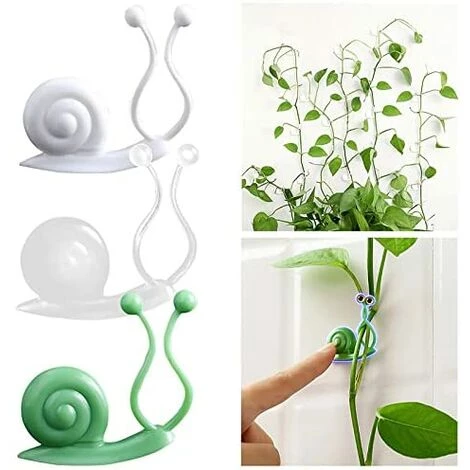 HKLFFJA Lot De 10 Supports Réutilisables En Forme D'escargot Pour Plantes Grimpantes Et Tomates 4 HKLFFJA Lot De 10 Supports Réutilisables En Forme D'escargot Pour Plantes Grimpantes Et Tomates – Image 2