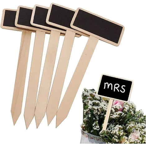 TINOR 20 Pcs Étiquettes De Plantes En Ardoise, Mini Signe Des Étiquettes Mini Tableau Noir Marqueur De Jardin Plante Signe Tags En Bois Étiquettes Potager Pour Fleur Légumes Graine Jardin Pépinière 3 TINOR 20 Pcs Étiquettes De Plantes En Ardoise, Mini Signe Des Étiquettes Mini Tableau Noir Marqueur De Jardin Plante Signe Tags En Bois Étiquettes Potager Pour Fleur Légumes Graine Jardin Pépinière