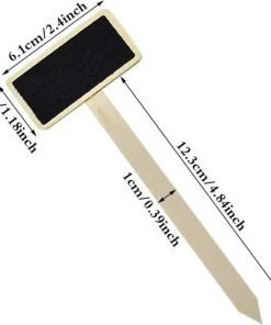 TINOR 20 Pcs Étiquettes De Plantes En Ardoise, Mini Signe Des Étiquettes Mini Tableau Noir Marqueur De Jardin Plante Signe Tags En Bois Étiquettes Potager Pour Fleur Légumes Graine Jardin Pépinière 9 TINOR 20 Pcs Étiquettes De Plantes En Ardoise, Mini Signe Des Étiquettes Mini Tableau Noir Marqueur De Jardin Plante Signe Tags En Bois Étiquettes Potager Pour Fleur Légumes Graine Jardin Pépinière -Accessoire de culture Soldes Boutique 57911819 3