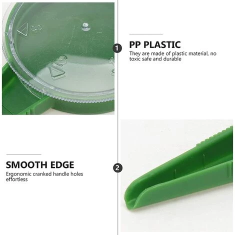 DECKON Semoir Pour Outils De Jardin Outil De Jardinage Miniature Mini Outil De Semis Jardin Planteur De Semis Jardin Transplanteur De Semeur Semences Cadran Poignée Pistolet 6 DECKON Semoir Pour Outils De Jardin Outil De Jardinage Miniature Mini Outil De Semis Jardin Planteur De Semis Jardin Transplanteur De Semeur Semences Cadran Poignée Pistolet – Image 4