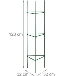 Relaxdays Tuteurs, Lot De 4, HxLxP : 120 X 32 X 32 Cm, Fleurs Et Légumes, Métal, Plastique, Aide à La Croissance, Vert 11 Relaxdays Tuteurs, Lot De 4, HxLxP : 120 X 32 X 32 Cm, Fleurs Et Légumes, Métal, Plastique, Aide à La Croissance, Vert -Accessoire de culture Soldes Boutique 58121486 5