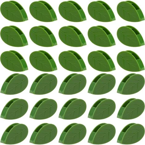 LONGZIMING 30 Pièces Clips De Montage Mural D'escalade De Plantes Clip De Fixation De Mur Végétal Auto-Adhésif, Support De Vignes En Forme De Feuille Invisible 3 LONGZIMING 30 Pièces Clips De Montage Mural D'escalade De Plantes Clip De Fixation De Mur Végétal Auto-Adhésif, Support De Vignes En Forme De Feuille Invisible