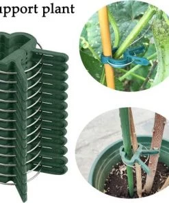 ABCRITAL Clip De Jardin Pour Plantes Réutilisable, Clips De Fixation De Tige Végétale, Clips Pour Plantes Grimpantes, Pinces À Tomates, Utilisé Pour Les Plantes, Fleurs, Légumes, Vignes, 2 Tailles, 20 Pièces -Accessoire de culture Soldes Boutique 58345102 3