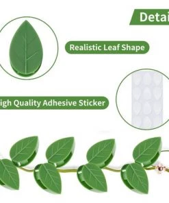 ABCRITAL 50Pcs Clips Plantes Fixation De Plantes Grimpantes, Clips De Fixation De Support Auto-Adhésifs Pour La Décoration De La Maison Plantes Grimpantes -Accessoire de culture Soldes Boutique 58345103 3