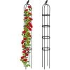 Relaxdays Trellis Obélisque, Lot De 2, 188x24 Cm De Hauteur, Plantes Grimpantes, En Métal, Stable, Tour Rosier, Noir 1 Relaxdays Trellis Obélisque, Lot De 2, 188x24 Cm De Hauteur, Plantes Grimpantes, En Métal, Stable, Tour Rosier, Noir -Accessoire de culture Soldes Boutique 58467482 1