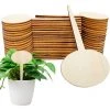 FLYME Etiquettes De Plantes En Bois,Etiquettes De Plantes Bambou,Plantes En Bambou D'étiquette,Bambou Plante Étiquettes,Étiquettes Pour Plante ,Bois Marqueurs De Type (A) -Accessoire de culture Soldes Boutique 58772611 1