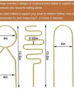 GUAZHUNIFR 3pcs Treillis Pour Plantes En Pot, Mini Treillis Plantes Grimpantes Petit Treillis Support Pour Plantes Grimpantes,GU.B/bon -Accessoire de culture Soldes Boutique 58966192 5