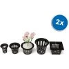 MEDIA WAVE STORE ® 4481 Set De 10 Paniers Hydroponiques Différentes Tailles Et Formes