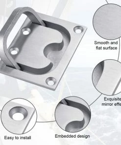 DKSFJKL Poignée Encastrable Tiroir Poignée Marine En Acier Inoxydable Poignée De Bateau De Trappe Enfoncée Casier De Trappe Affleurant De Bateau Avec 4 Vis Pour Casier Portes Coulissantes(76 * 57mm) 10 DKSFJKL Poignée Encastrable Tiroir Poignée Marine En Acier Inoxydable Poignée De Bateau De Trappe Enfoncée Casier De Trappe Affleurant De Bateau Avec 4 Vis Pour Casier Portes Coulissantes(76 * 57mm) -Accessoire de culture Soldes Boutique 59850415 4