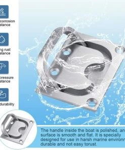 DKSFJKL Poignée Encastrable Tiroir Poignée Marine En Acier Inoxydable Poignée De Bateau De Trappe Enfoncée Casier De Trappe Affleurant De Bateau Avec 4 Vis Pour Casier Portes Coulissantes(76 * 57mm) 11 DKSFJKL Poignée Encastrable Tiroir Poignée Marine En Acier Inoxydable Poignée De Bateau De Trappe Enfoncée Casier De Trappe Affleurant De Bateau Avec 4 Vis Pour Casier Portes Coulissantes(76 * 57mm) -Accessoire de culture Soldes Boutique 59850415 5