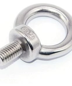 DKSFJKL 12PCS Anneau De Levage à œil Boulonne L'acier Inoxydable 304 De L'attache-fil Filetée, Pack-of-12, M5