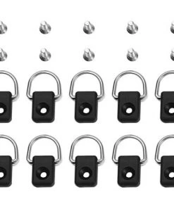 DKSFJKL Anneau De Kayak D Accessoires 10PCS Pour Pagaie De Canoë Anneaux Oeillet D'Arrimage Bateau Canoë Kayak Accessoires, Cercle De Fixation En Nylon Et Acier Inoxydable De Maintenance Sports Nautiques