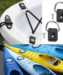 DKSFJKL Anneau De Kayak D Accessoires 10PCS Pour Pagaie De Canoë Anneaux Oeillet D'Arrimage Bateau Canoë Kayak Accessoires, Cercle De Fixation En Nylon Et Acier Inoxydable De Maintenance Sports Nautiques -Accessoire de culture Soldes Boutique 59851765 3