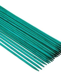 PERLE RARE Lot De 50 38 Cm Tuteurs Verts Pour Plantes De Pour Le Jardin