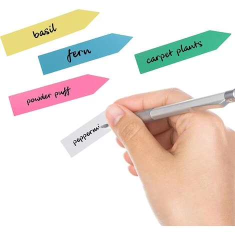 ZOLGINAH Etiquette Potager En Plastique Multicolore (Lot De 500) - 10 X 2 Cm - Pancarte Jardin Potager/Etiquette Jardin Imperméable En 5 Couleurs Pour Pépinière, Semences, Plantes Et Herbes 6 ZOLGINAH Etiquette Potager En Plastique Multicolore (Lot De 500) - 10 X 2 Cm - Pancarte Jardin Potager/Etiquette Jardin Imperméable En 5 Couleurs Pour Pépinière, Semences, Plantes Et Herbes – Image 4