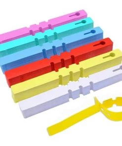 ZOLGINAH Etiquettes De Plantes, 100 Pièces Etiquette Jardin Imperméable, 21x2 CM Étiquette En Plastique, Étiquette De Jardin, Réutilisable, Pour Arbres Fruitiers, Fleurs, Plantes En Pot(Couleur: Vert)