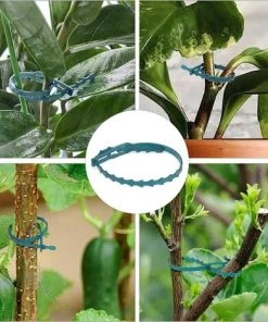 BAICCCF 23CM 100 PCS Lien Pour Végétaux Plant Twist Ties Réglable Garden Plant Twist Ties, Plastic Twist Ties For Support And Fixed Plant Vine. -Accessoire de culture Soldes Boutique 60740211 5