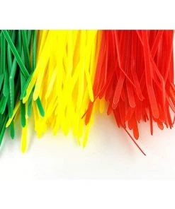 BAICCCF Lot De 600 Lien Pour Végétaux Petites Attaches En Nylon Fluo Assorties 6 Couleurs (vert, Jaune, Noir, Blanc, Bleu, Rouge) 10 Cm Pour Travaux Manuels, En Vrac -Accessoire de culture Soldes Boutique 60740219 5