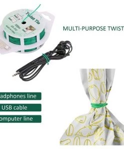 BAICCCF Lien Pour Végétaux – 100 M D'attaches Pour Plantes De Jardin Enduites Tout Usage Avec Coupe-herbe Attaches De Support De Ficelle De Jardin Réutilisables Pour Des Plantes De Jardinage(vert) -Accessoire de culture Soldes Boutique 60740234 5