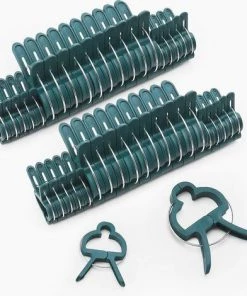 BAICCCF 40 PCS Greffoir Et Pince à Greffer Clips De Plantes Clips Pour Cage De Tomate, Clips De Tomates Clips De Support De Plantes Pour Piquets De Bambou, Plantes Grimpantes