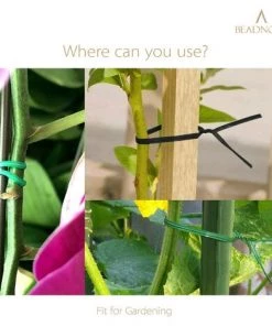 BAICCCF Lien Pour Végétaux50m Attaches à Déchets Attaches Torsadées En Fil Multi-usages Attaches à Pain Enduites De Plastique Robustes Attaches Torsadées Pour Plantes En Fil Attaches Pour Sac -Accessoire de culture Soldes Boutique 60740246 4