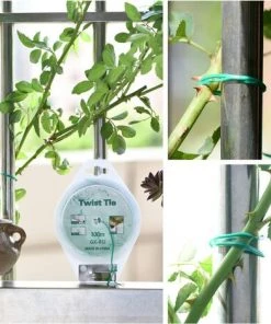 BAICCCF 100M Lien Pour Végétaux Twist Ties Green Garden Plant Ties With Cutter For Gardening And Office Organization, Home 11 BAICCCF 100M Lien Pour Végétaux Twist Ties Green Garden Plant Ties With Cutter For Gardening And Office Organization, Home -Accessoire de culture Soldes Boutique 60740249 5