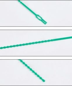 BAICCCF 250 Pièces 3 Tailles Lien Pour Végétaux , Attaches Torsadées Vertes Multifonctions Robustes Pour Plantes De Jardin Pour Support, Arbustes -Accessoire de culture Soldes Boutique 60740254 4