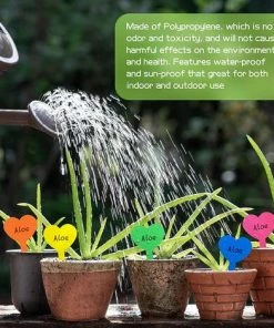 BAICCCF Lot De 100 étiquettes En Plastique Pour Plantes, Imperméables Et Résistantes Au Soleil Pour Pépinière De Type T, 8,2 Cm X 4,6 Cm, étiquettes Réutilisables Pour Plantes En Pot -Accessoire de culture Soldes Boutique 60740265 3