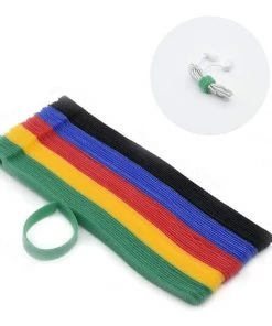 BAICCCF 50 Lien Pour Végétaux 20 Cm, Attaches De Jardin En Nylon Réglables Pour Soutenir Les Plantes Et Les Vignes, Attaches Multifonctionnelles (multicolores)