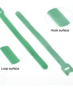 BAICCCF 50 Pièces 20 Lien Pour Végétaux Cmcrochet De Jardin Vert Et Attaches De Câble En Boucle Pour Plantes, Attaches De Jardin En Nylon Réglables Pour Soutenir Les Plantes Et Les Vignes -Accessoire de culture Soldes Boutique 60740544 3