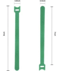 BAICCCF 50 Pièces 20 Lien Pour Végétaux Cmcrochet De Jardin Vert Et Attaches De Câble En Boucle Pour Plantes, Attaches De Jardin En Nylon Réglables Pour Soutenir Les Plantes Et Les Vignes -Accessoire de culture Soldes Boutique 60740544 4