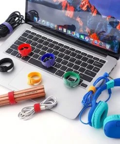 BAICCCF 80pcs Lien Pour Végétaux 3 Tailles 10CM/15CM/20CM Attaches De Cordon Réglables Sangles De Cordon Organisateur De Câble Attaches à Crochet Et Boucle Pour La Gestion Des Cordons,5 Couleurs -Accessoire de culture Soldes Boutique 60740558 4