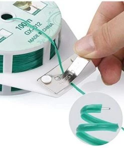 BAICCCF 100m Lien Pour Végétaux,Green Garden Plant Ties With Cutter For Gardening And Office Organization,Home -Accessoire de culture Soldes Boutique 60740561 3