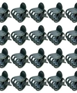 BAICCCF Tuteur Pour Végétaux 100 Pcs Greffoir Et Pince à Greffer, Clips D'Orchidées Clips De Support D'Orchidée Pour Plantes Clips De Fleurs Et De Vigne Pour Soutenir Les Tiges De Vignes Vert Foncé