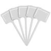 BAICCCF 20Pcs Cordeau De Jardin Blanc 18 Cm X 6.5 Cm D'épaisseur En Plastique Plante Étiquettes Étiquettes Étanche Pépinière Marqueurs -Accessoire de culture Soldes Boutique 60740571 1