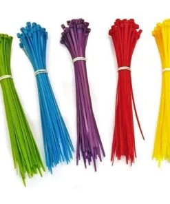 BAICCCF 10 Cm Lien Pour Végétaux, 18 Lb Attaches Zippées En Nylon Autobloquantes De Petite Taille - 1000 Pièces (bleu) -Accessoire de culture Soldes Boutique 60740663 3