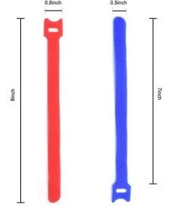 BAICCCF 50 Pcs 20CM, Lien Pour Végétaux Multi-ColorHook & Loop Attaches De Câble, Attaches De Jardin Réglables En Nylon Pour Soutenir Les Plantes Et Les Vignes, Attaches Multifonctionnelles -Accessoire de culture Soldes Boutique 60740677 2