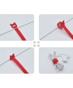 BAICCCF 50 Pcs 20CM, Lien Pour Végétaux Multi-ColorHook & Loop Attaches De Câble, Attaches De Jardin Réglables En Nylon Pour Soutenir Les Plantes Et Les Vignes, Attaches Multifonctionnelles -Accessoire de culture Soldes Boutique 60740677 3