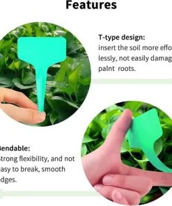 BAICCCF 100 Etiquette Pour Plante étiquettes De Type T Pour Plantes En Plastique De 6 X 10 Cm étiquettes De Pépinière étiquettes De Plantes Vertes 11 BAICCCF 100 Etiquette Pour Plante étiquettes De Type T Pour Plantes En Plastique De 6 X 10 Cm étiquettes De Pépinière étiquettes De Plantes Vertes -Accessoire de culture Soldes Boutique 60740684 5